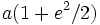 ~a(1+e^2/2)