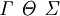 \mathit\Gamma~\mathit\Theta~\mathit\Sigma